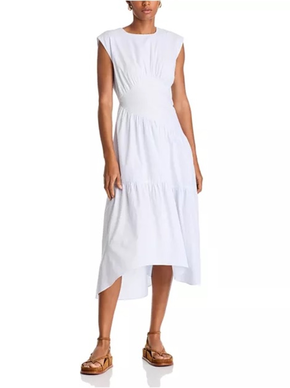 FRAME - NWT The Seersucker Gathered Dress